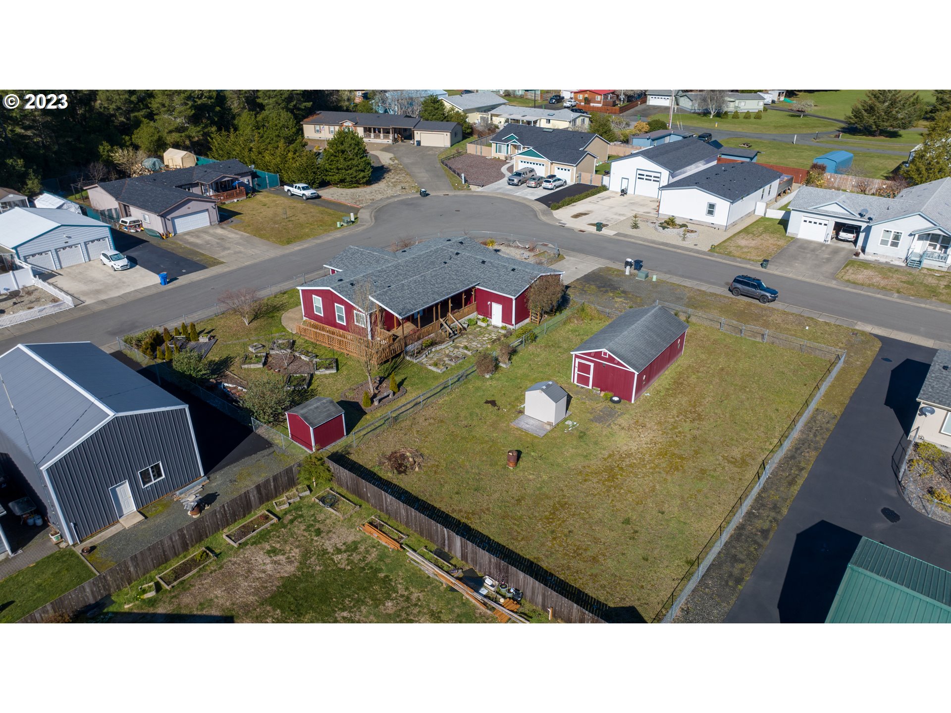 1005 Cedar Loop Lakeside, OR 97449 - Photo 30 of 32 Drone View/UAV