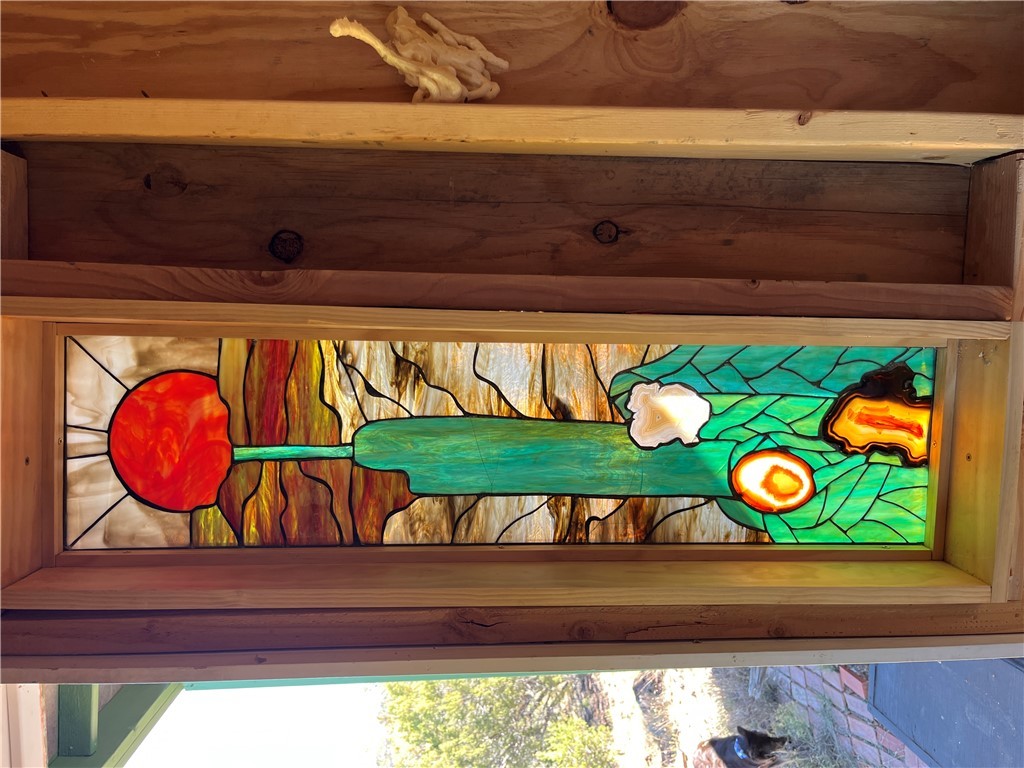38 Acres Edge Ridge Road Seligman, AZ 86337 - Photo 16 of 45 Stained Glass Window in the second building.