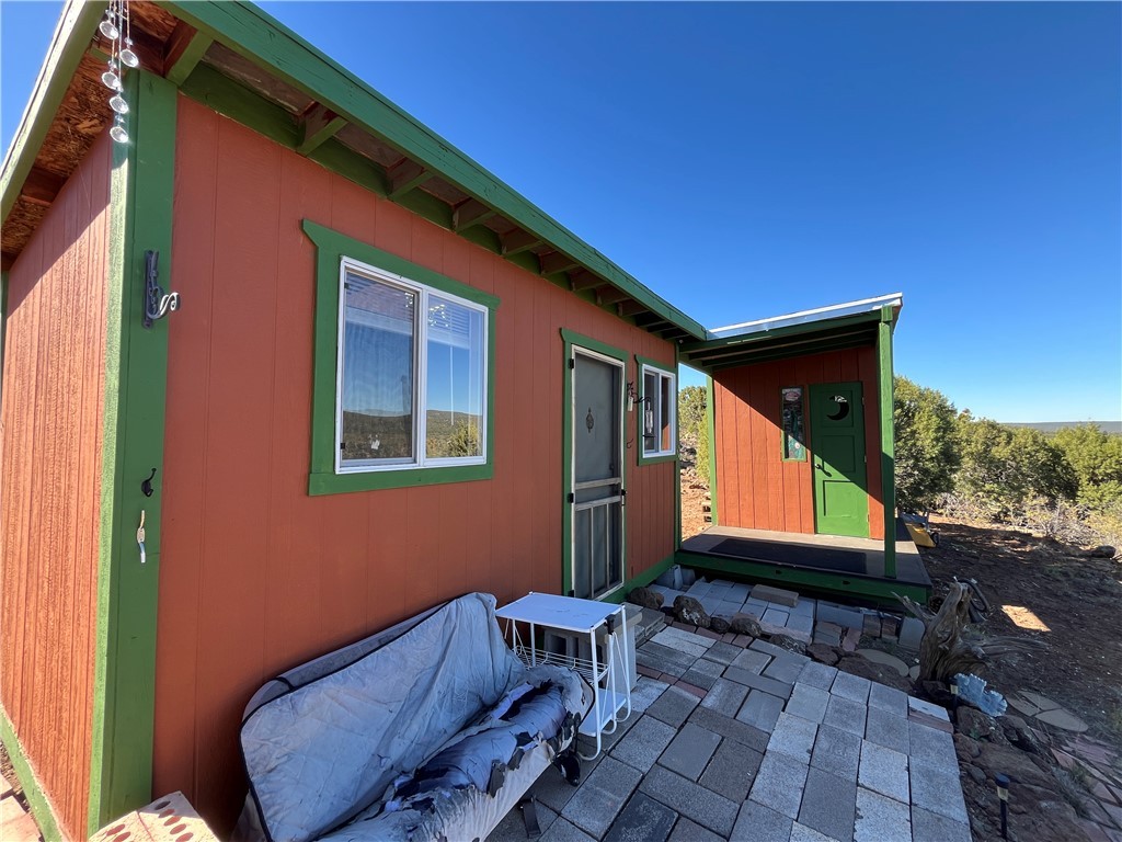 Two sheds and a deck to help with the camping.