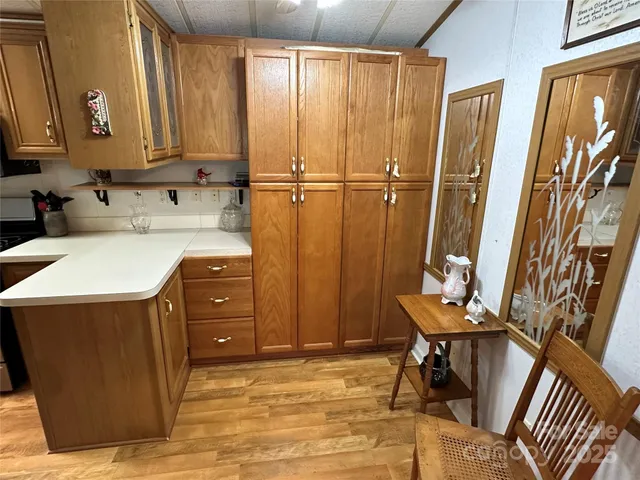 a view of a storage & utility room with stuff
