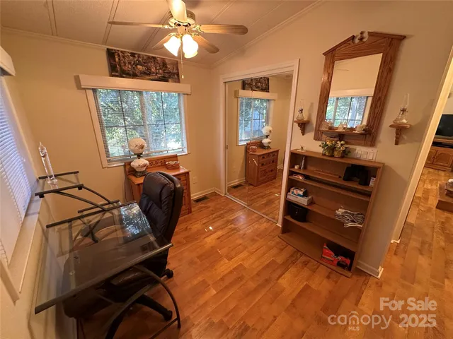 a room with musical instruments