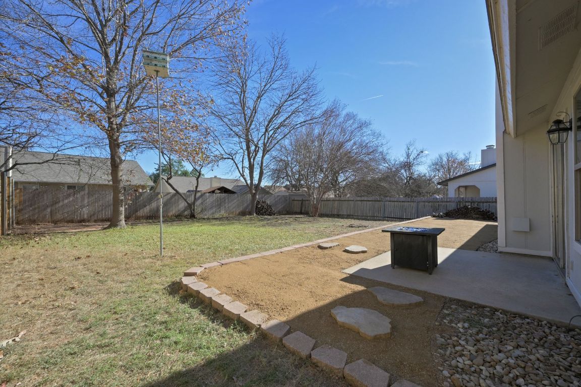 4615 Sidereal Drive Austin, TX 78727 - Photo 21 of 40 Fenced backyard featuring a patio