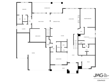 a view of a lake with a mountain in the background