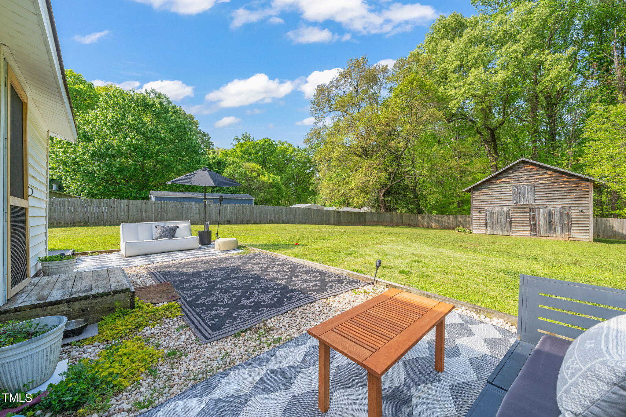 12601 Boyce Mill Road Raleigh, NC 27613 - Photo 20 of 35 a view of a backyard with swimming pool