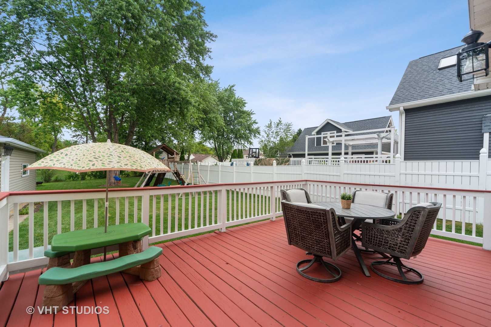 230 West Harrison Road Lombard, IL 60148 - Photo 24 of 31 a view of a deck with furniture
