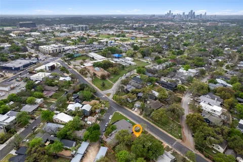 a view of city and mountain