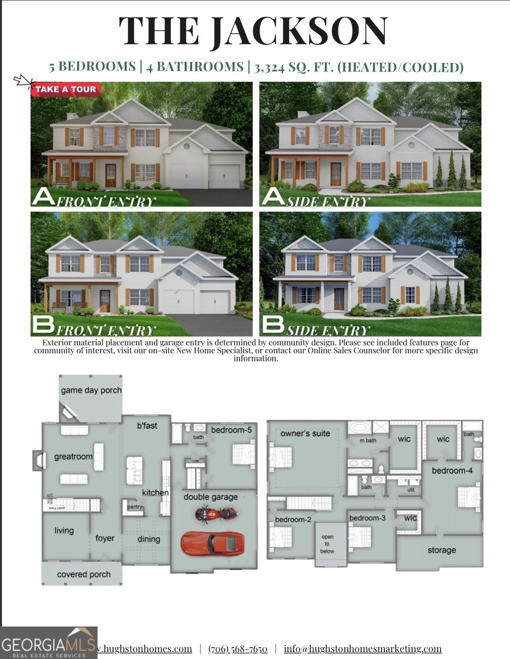 1649 Stokes Store Road, Unit 52 Forsyth, GA 31029 - Photo 73 of 73 Jackson Floor Plan
