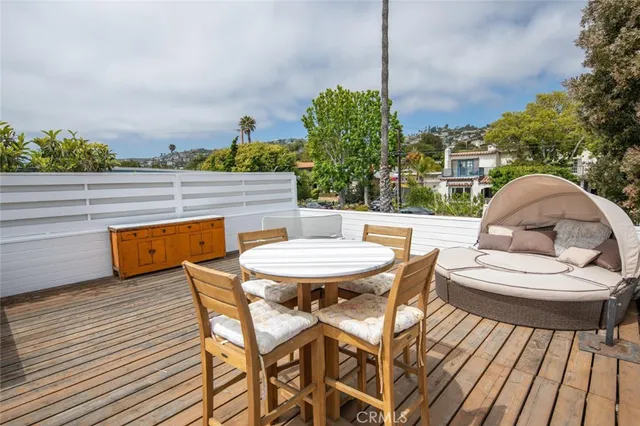 a view of a outdoor seating area
