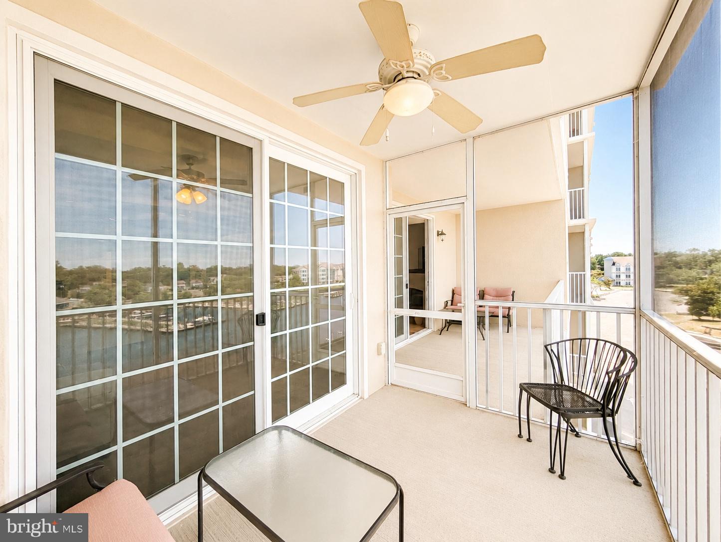 530 Riverside Drive, Unit 405 Salisbury, MD 21801 - Photo 3 of 40 View of both the screened and open balconies