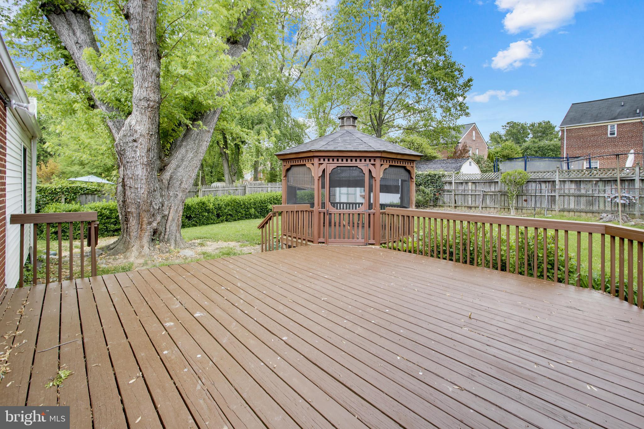 10013 Raynor Road Silver Spring, MD 20901 - Photo 36 of 61 Expansive Deck with screened gazebo!