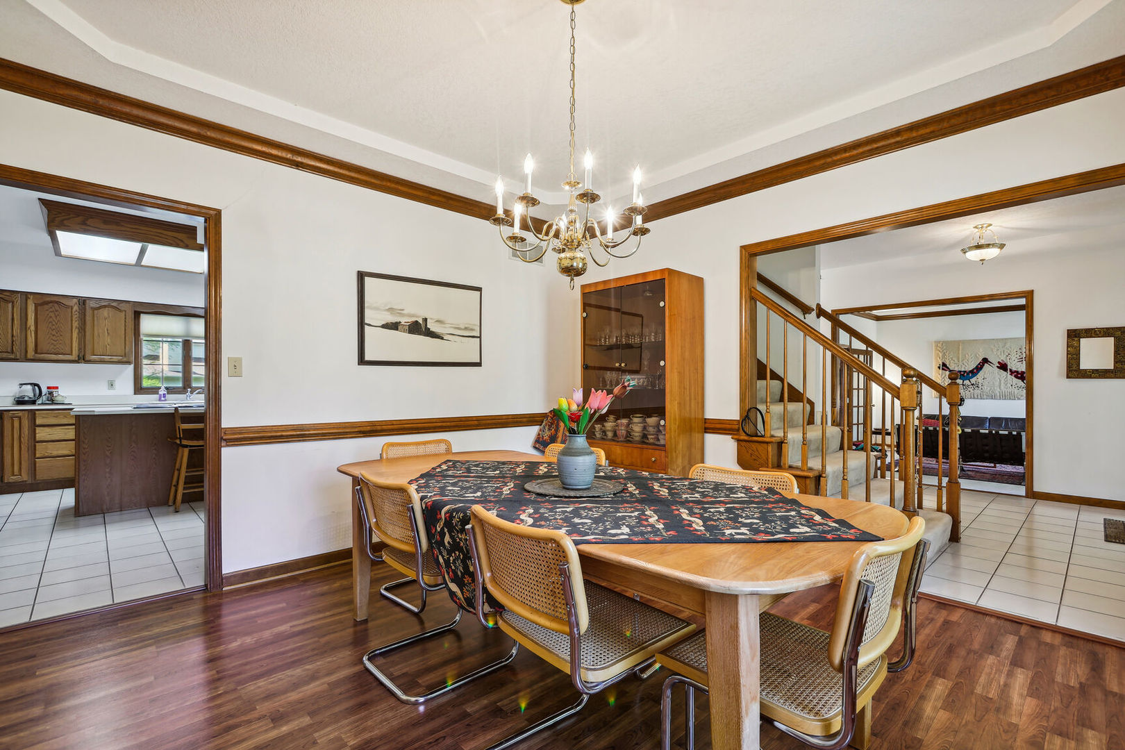 2203 Edgewater Place Champaign, IL 61822 - Photo 16 of 35 a view of a dining room with furniture and wooden floor