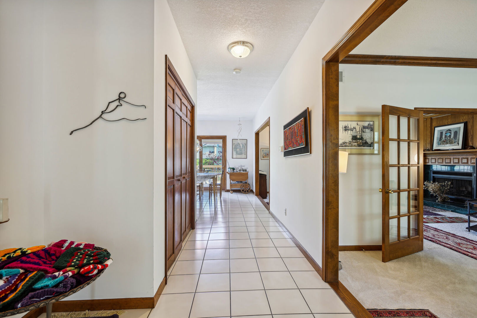 2203 Edgewater Place Champaign, IL 61822 - Photo 3 of 35 a view of a hallway with closet and a refrigerator
