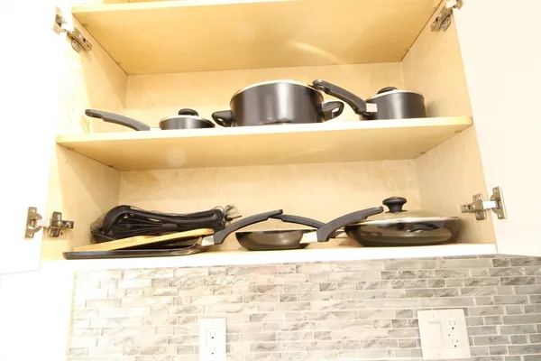 a view of two sink and a couch