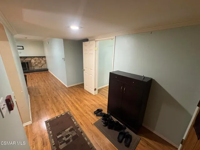 a room with storage and utility