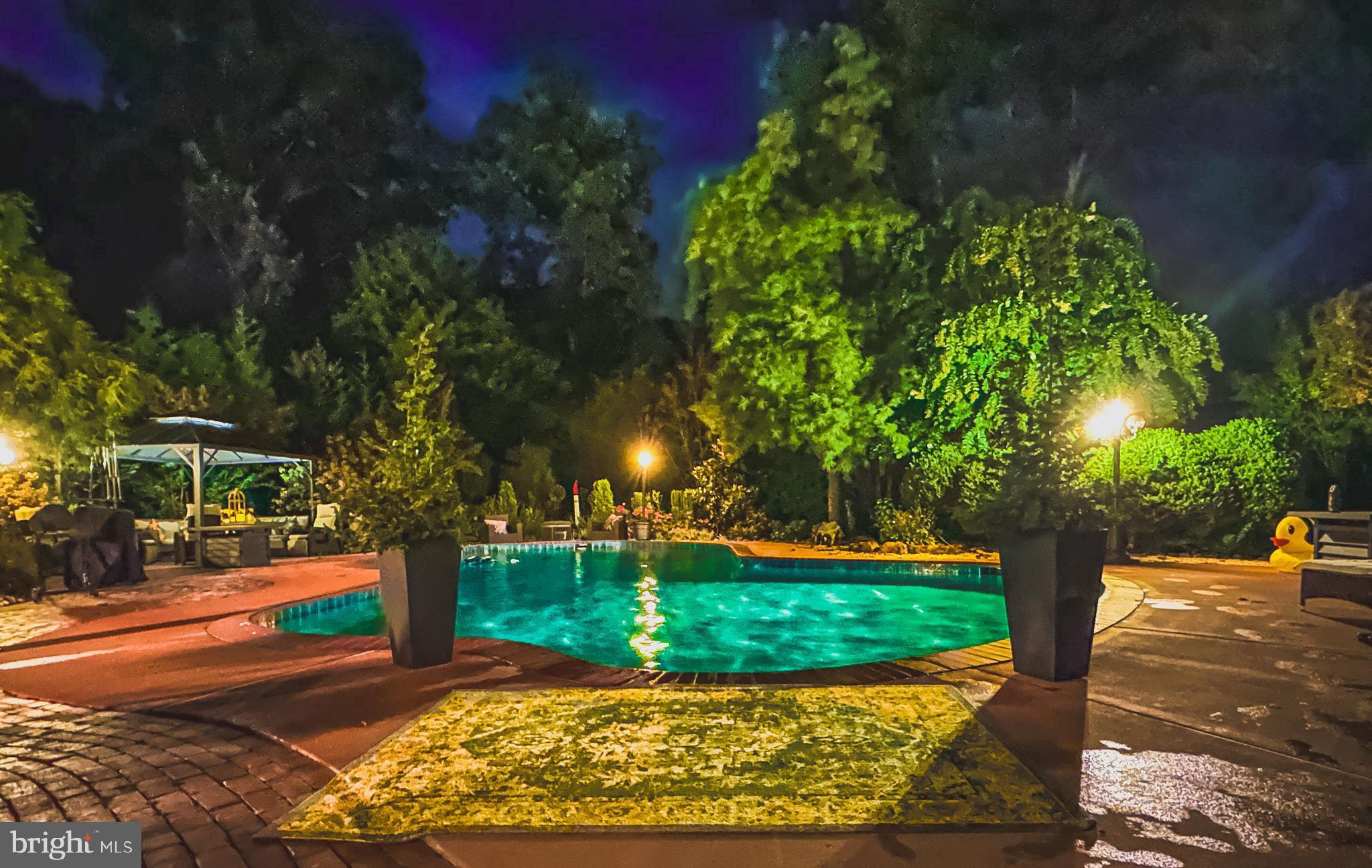 4 Meadowbrook Drive Shamong, NJ 08088 - Photo 55 of 56 Pool at Night