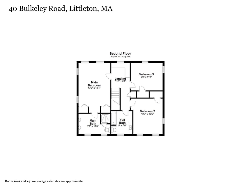 40 Bulkeley Road Littleton, MA 01460 - Photo 35 of 35 a picture of a floor plan
