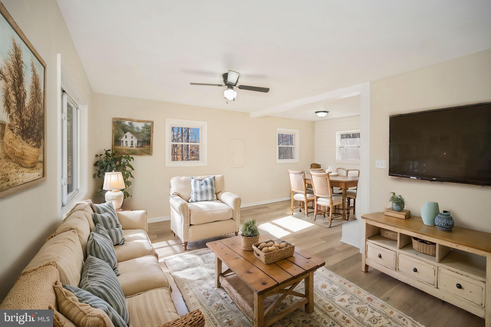 *Virtually Staged* Living Room