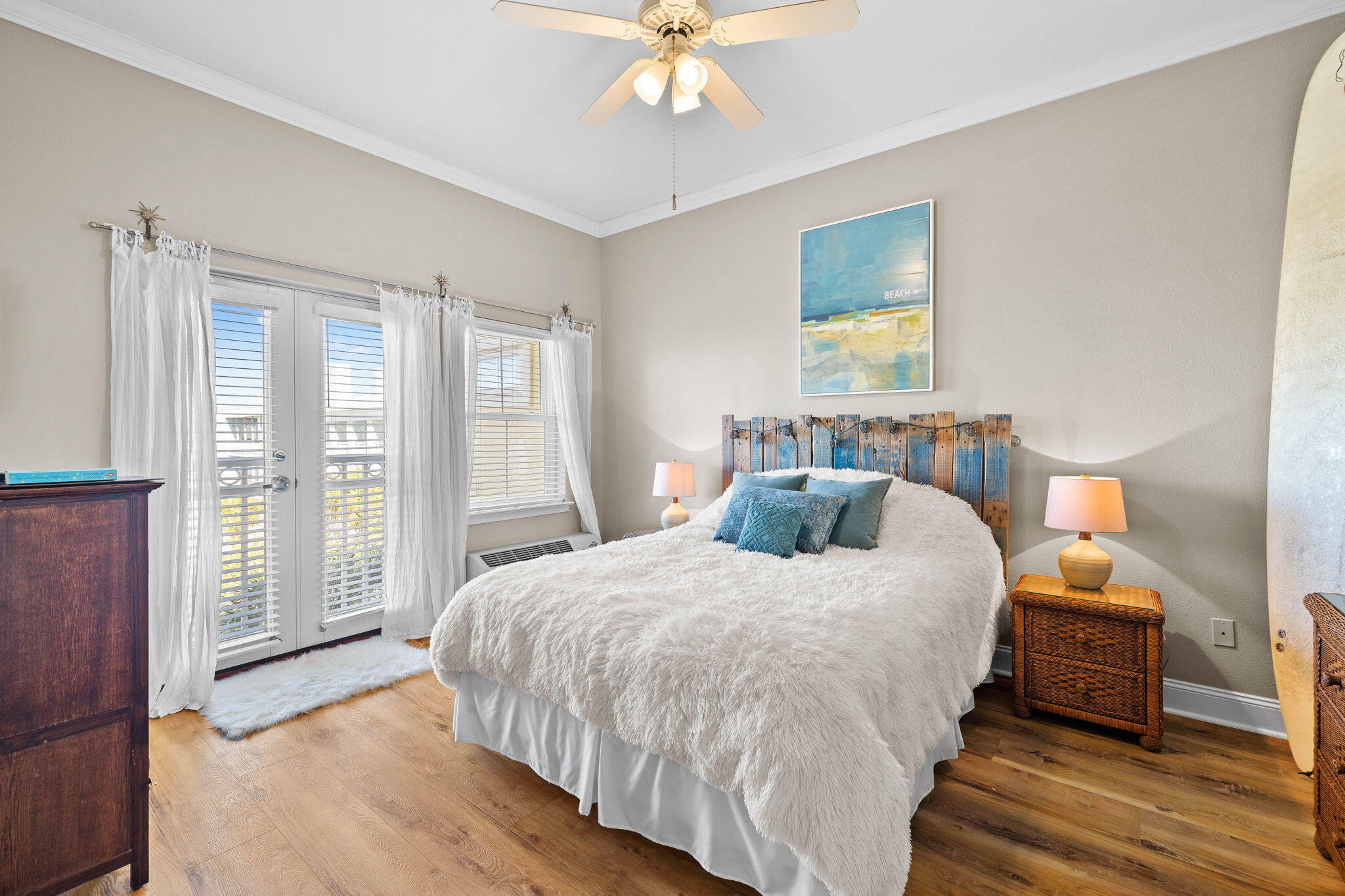 45 Town Center Loop, Unit 416 Santa Rosa Beach, FL 32459 - Photo 19 of 32 a bedroom with a bed and window