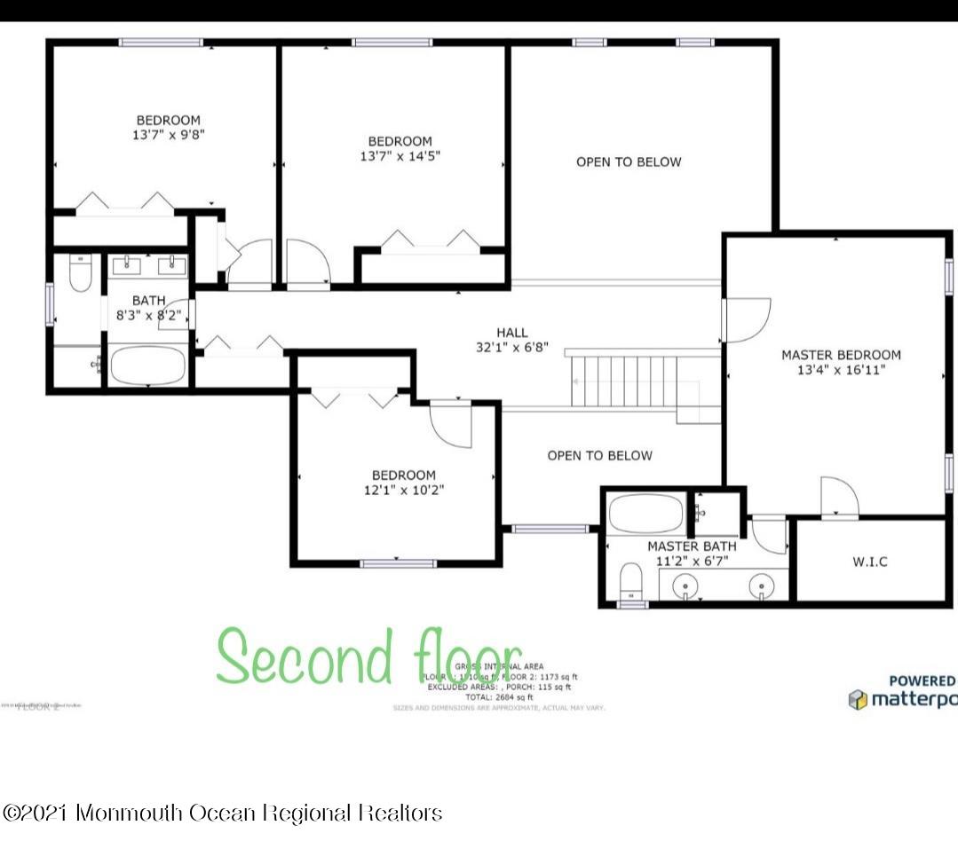 1706 Fanwood Street Oakhurst, NJ 07755 - Photo 26 of 26 Floor plan