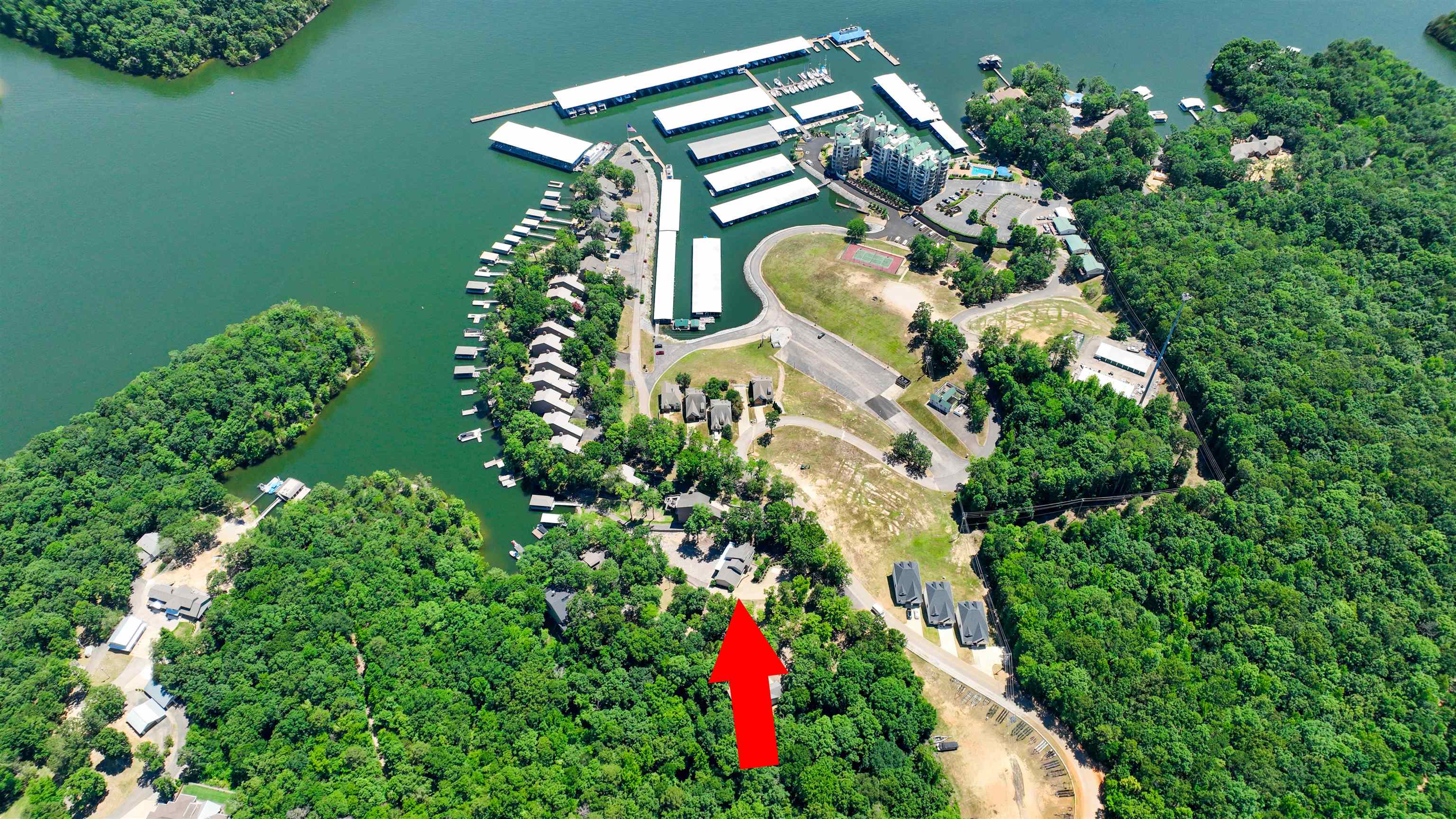 1085 Caney Hollow Road Counce, TN 38326 - Photo 39 of 39 Aerial view with a water view