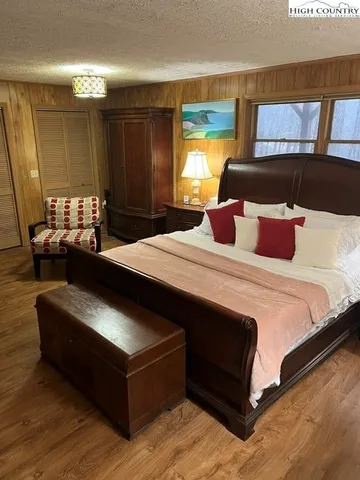 a room with furniture