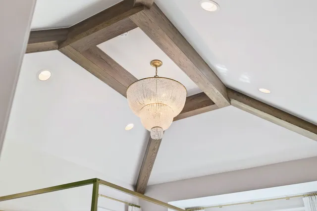 a view of a hallway with entryway