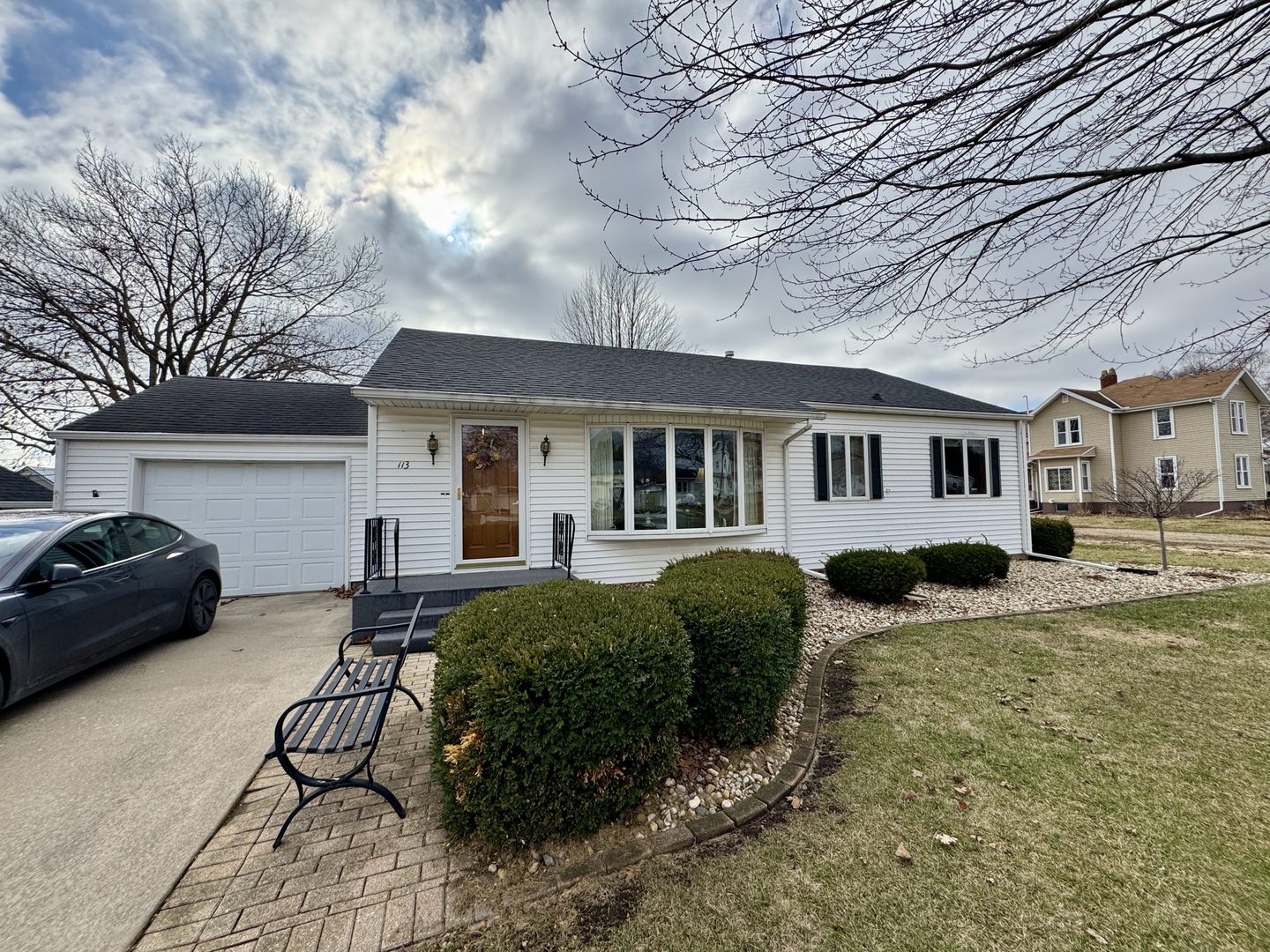 113 West 3rd Street Wyanet, IL 61379 - Photo 3 of 31 a house view with a outdoor space