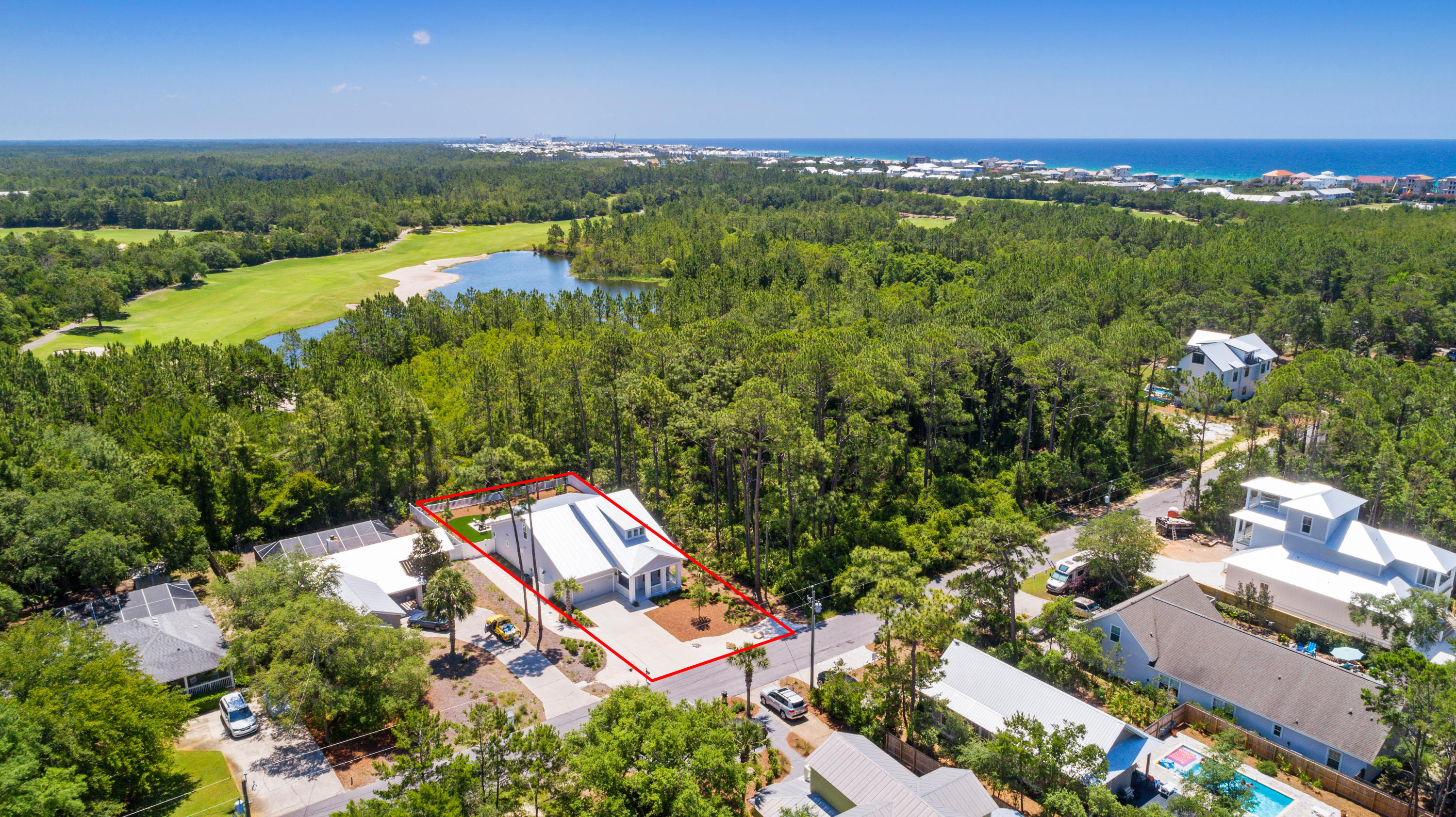 392 Seacrest Drive Inlet Beach, FL 32461 - Photo 38 of 47 Aerial View