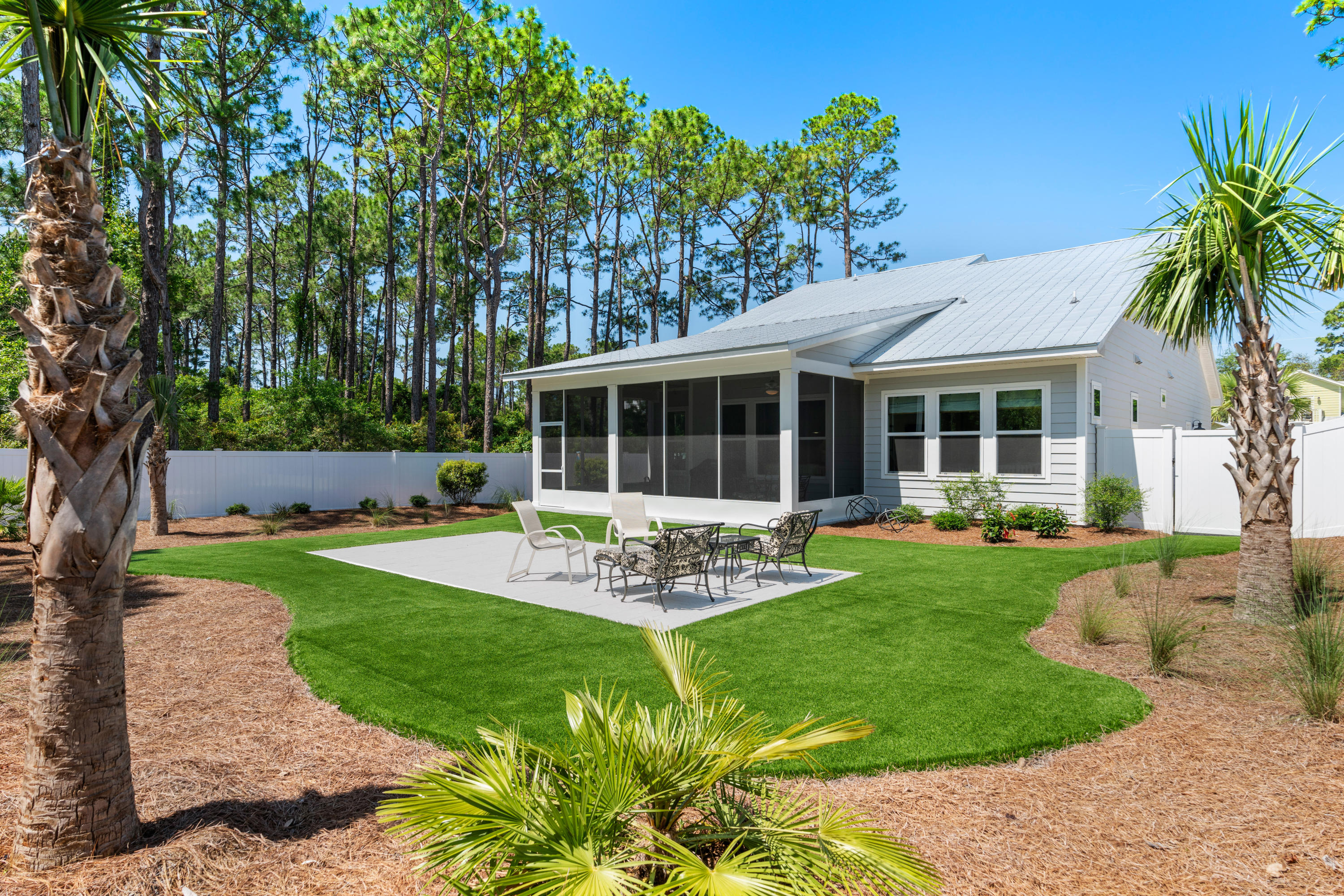 392 Seacrest Drive Inlet Beach, FL 32461 - Photo 6 of 47 Rear Elevation / Back Yard