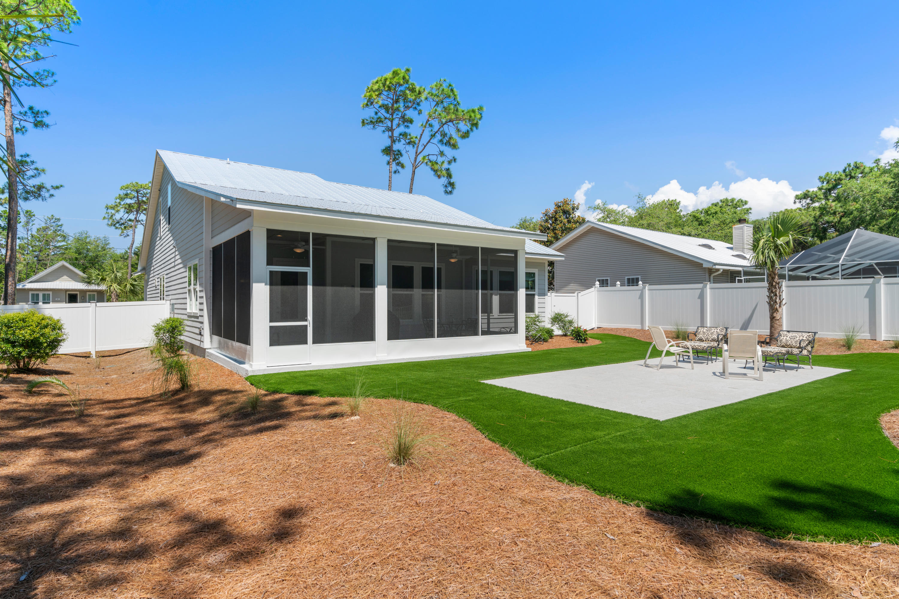 392 Seacrest Drive Inlet Beach, FL 32461 - Photo 8 of 47 Rear Elevation / Back Yard