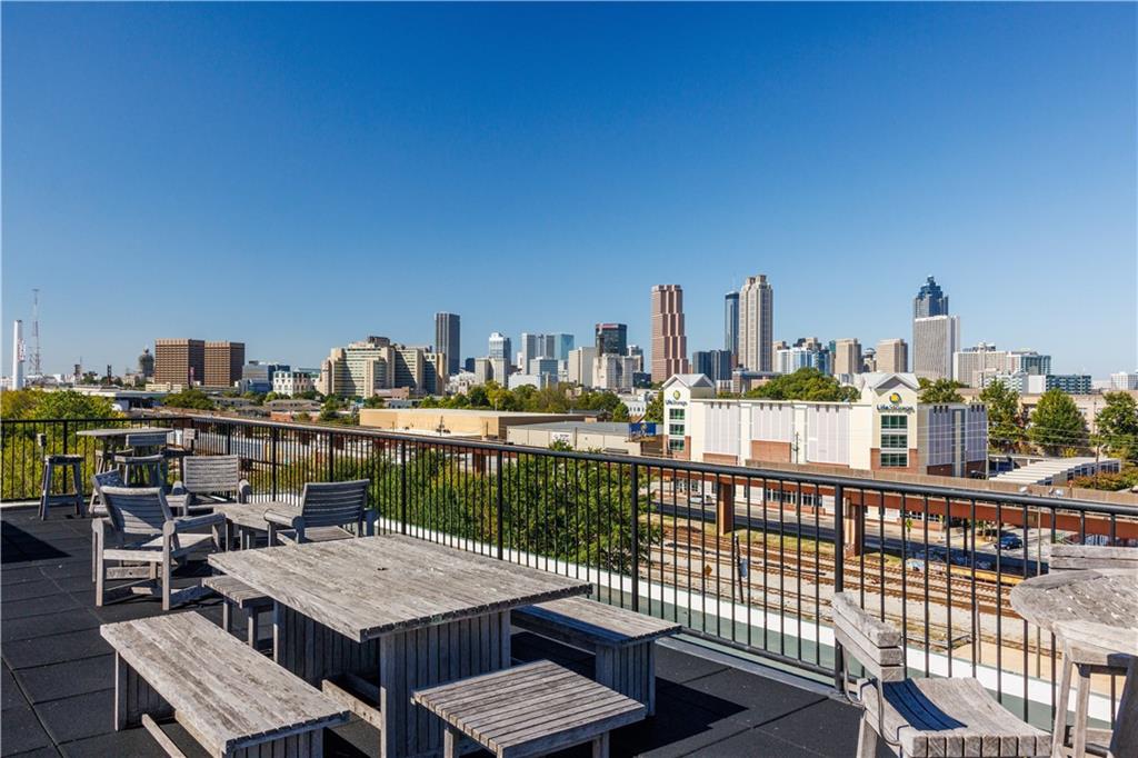 170 Boulevard Southeast, Unit 223E Atlanta, GA 30312 - Photo 69 of 75 a view of a balcony with city view