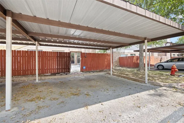 a view of a parking space