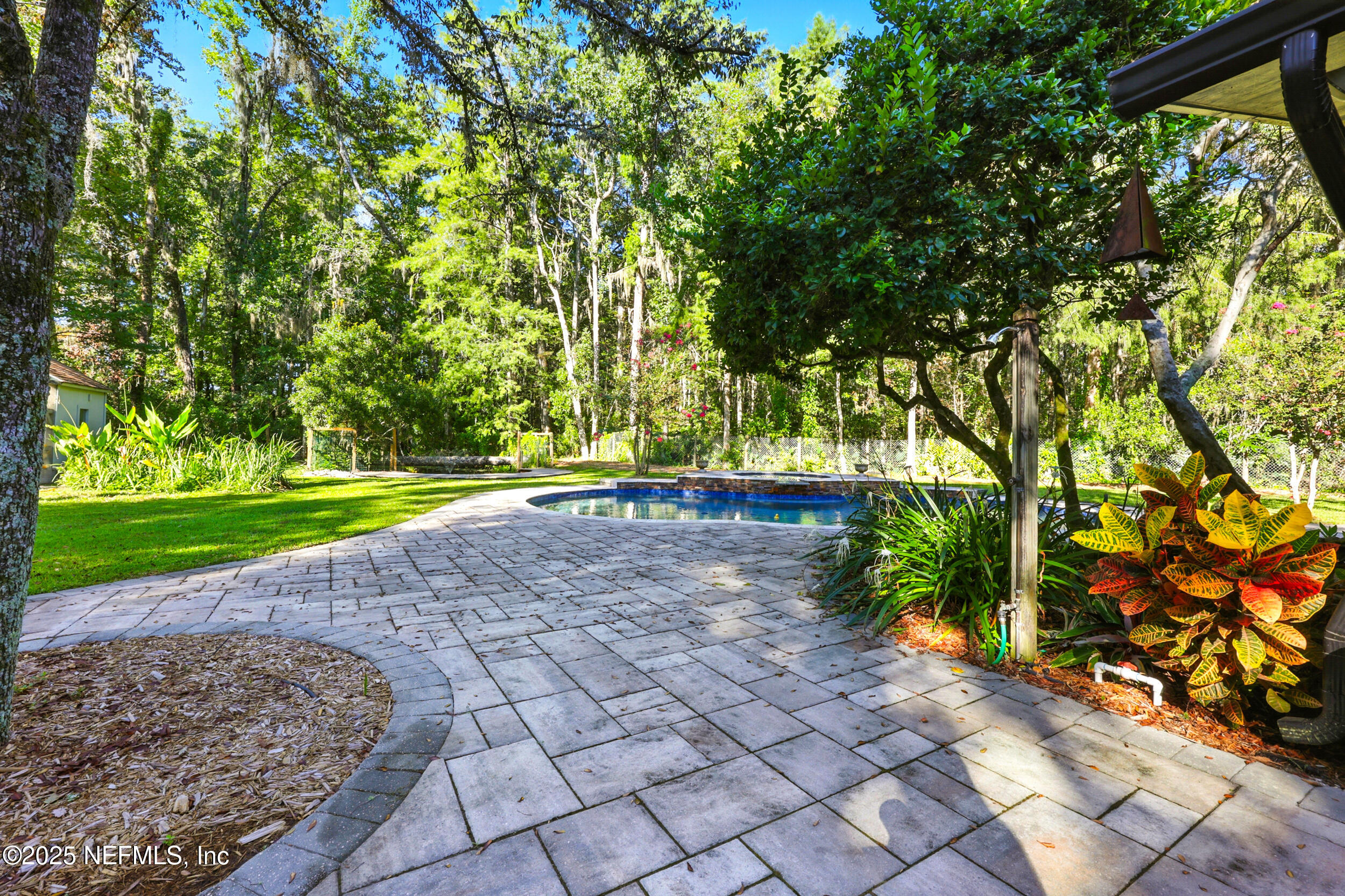 12534 Flynn Road Jacksonville, FL 32223 - Photo 49 of 90 a view of a yard with plants and large trees