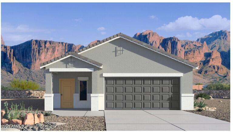 8979 Castillo Drive Apache Junction, AZ 85120 - Photo 1 of 2 a front view of a house with a garage