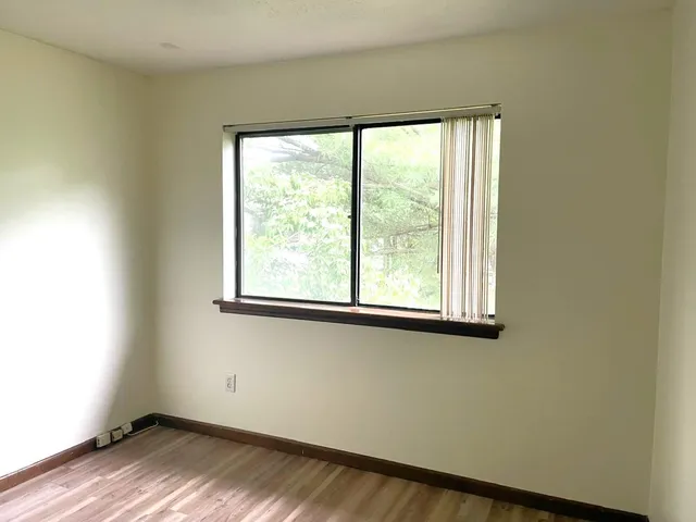 a view of a window in a room