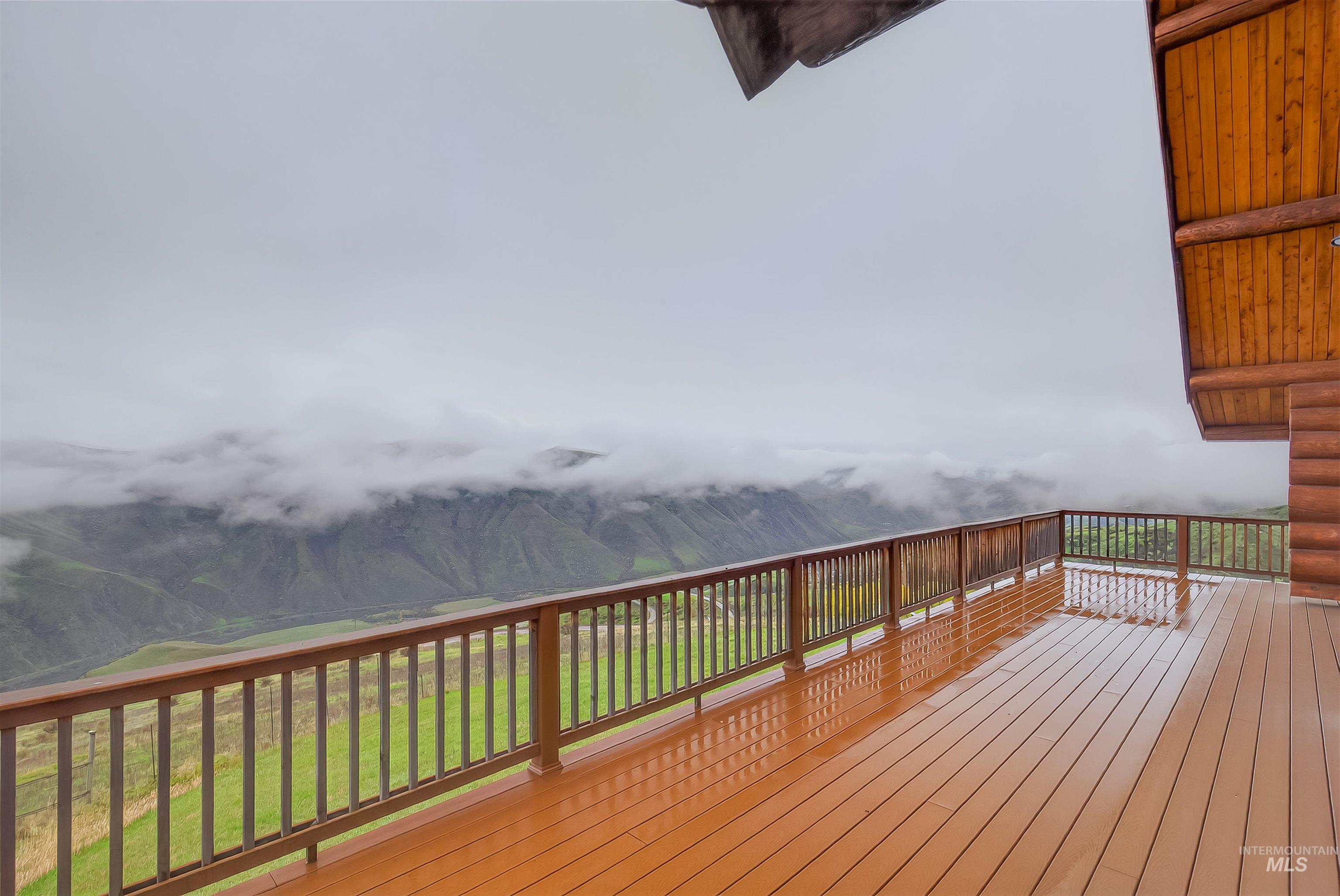 915 Doumecq Road White Bird, ID 83554 - Photo 32 of 49 View of wooden terrace