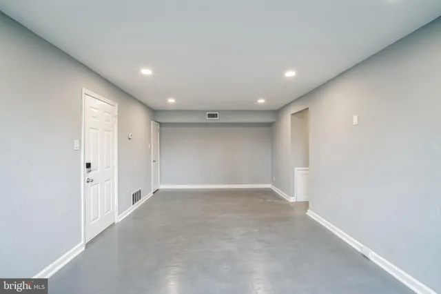 a view of an empty room