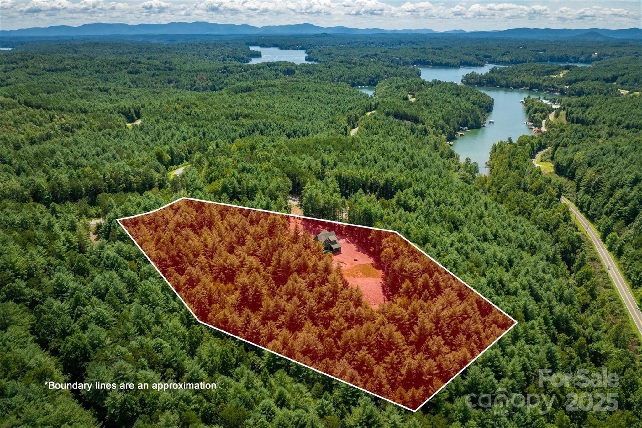 1370 Saylor Way, Unit 8 Nebo, NC 28761 - Photo 10 of 44 an aerial view of a backyard