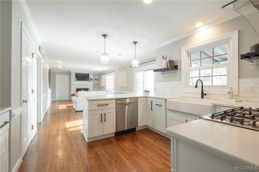 14413 Chepstow Road Midlothian, VA 23113 - Photo 8 of 31 a kitchen with white cabinets and appliances