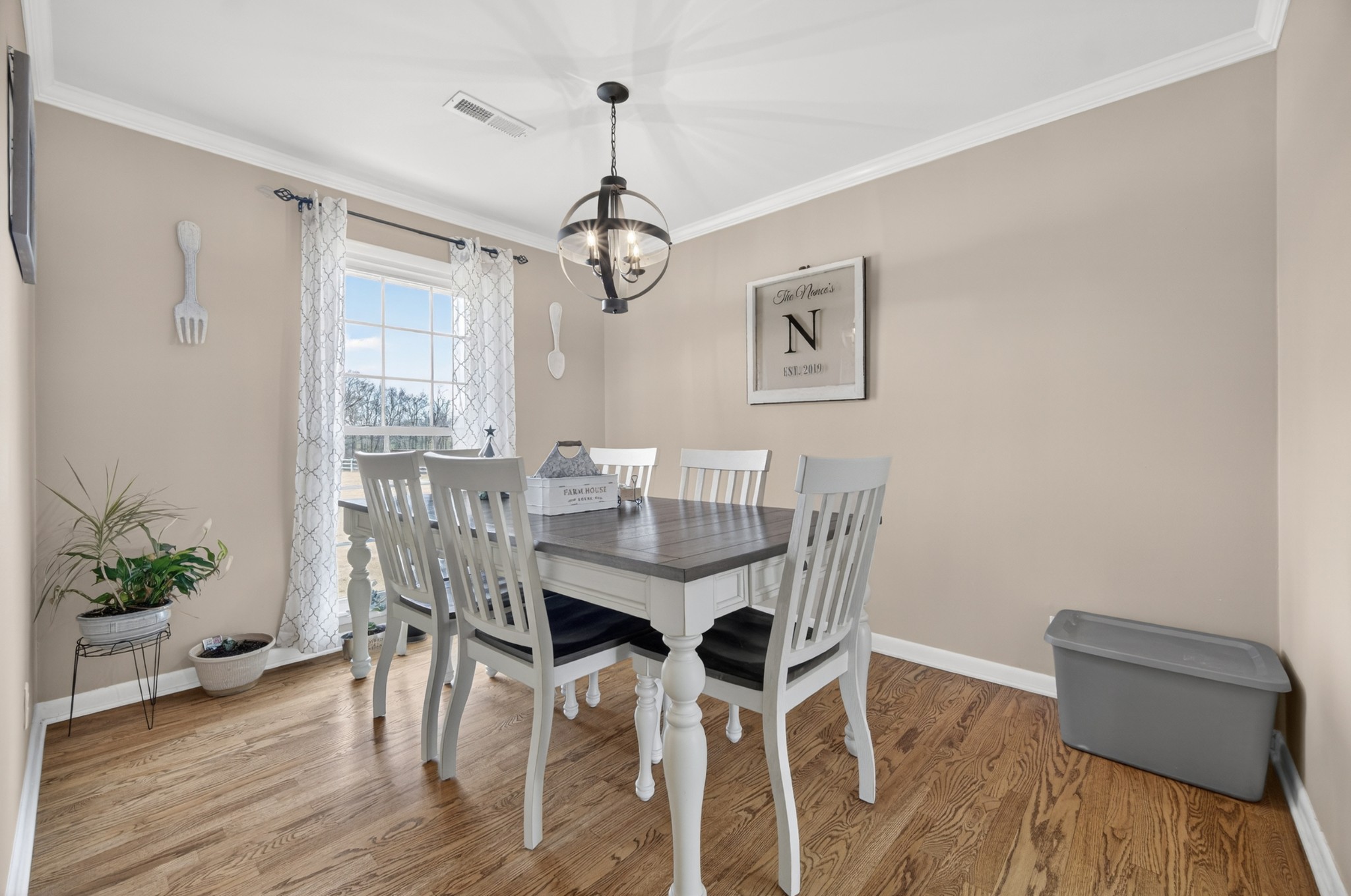 5 Camper Creek Road Fayetteville, TN 37334 - Photo 24 of 51 a view of a dining room with furniture window and wooden floor