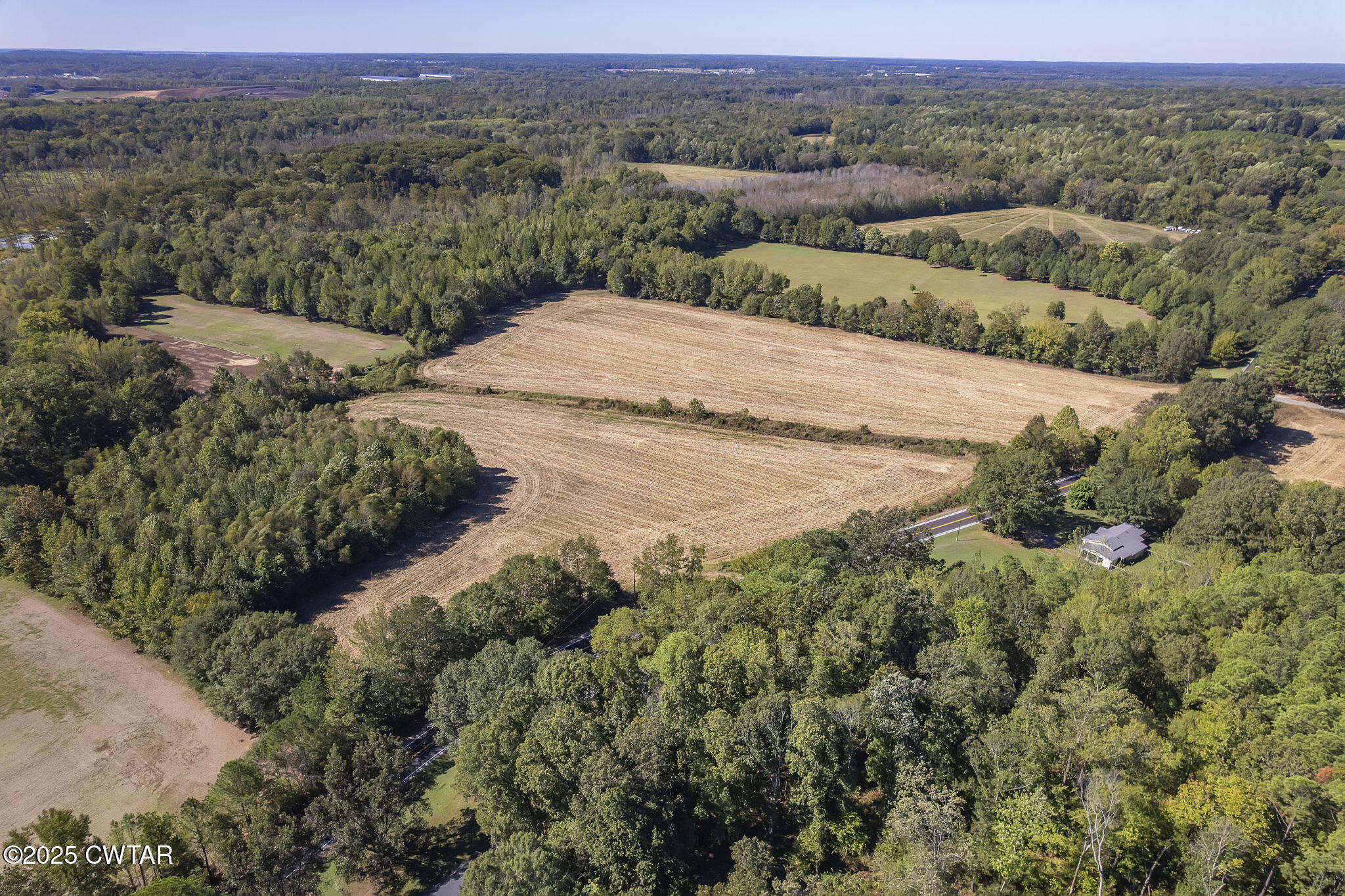 0 Bakers Chapel Road Medina, TN 38355 - Photo 15 of 19 an aerial view of mountain with residential house and green space