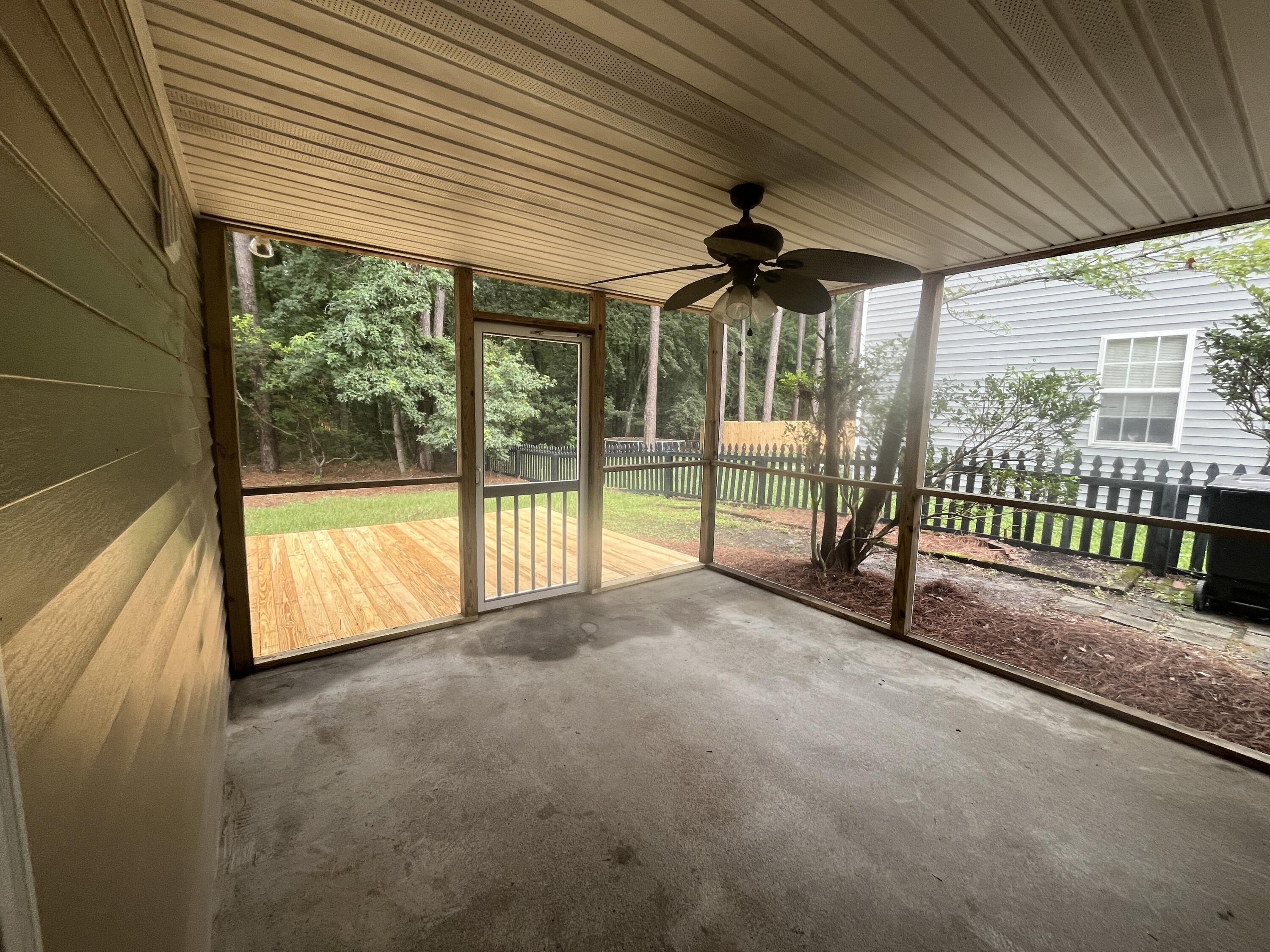 4840 Oak Leaf Road Summerville, SC 29485 - Photo 31 of 38 Screen Porch with fan