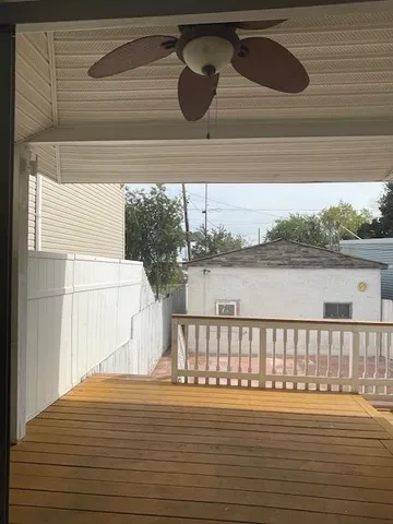 a view of ocean from a balcony