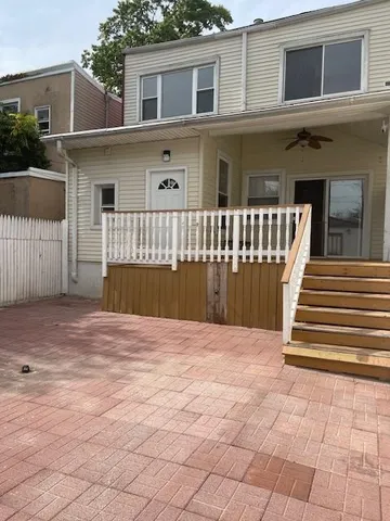 a backyard of a house