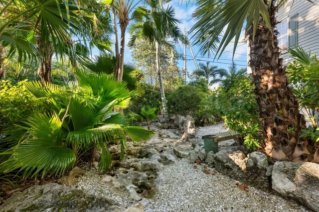 a view of a house with a garden