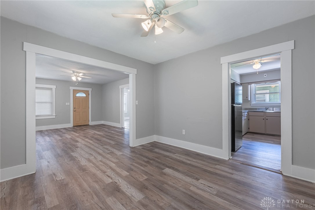 2118 Hillside Avenue Springfield, OH 45503 - Photo 7 of 28 This bright living space features durable flooring and convenient access to the kitchen.