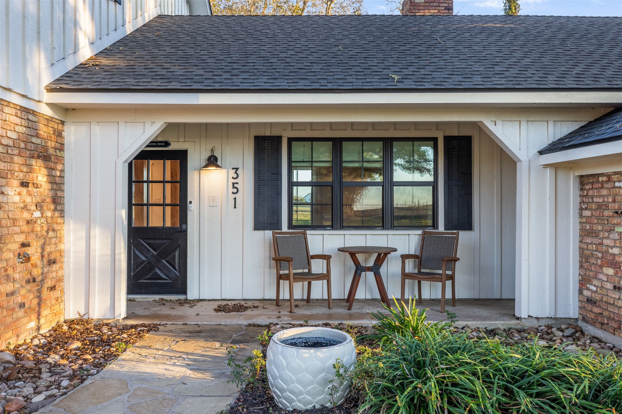 351 Pleasant Hill School Road Brenham, TX 77833 - Photo 36 of 46 a front view of a house with garden
