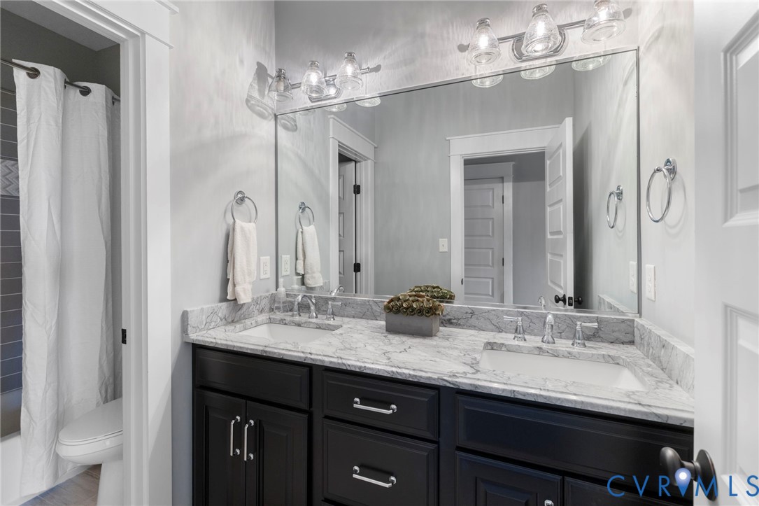 1925 Muswell Court Midlothian, VA 23112 - Photo 39 of 64 Dual vanity with stone countertop and undermount s