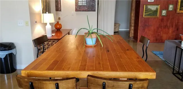 a room with gym equipment