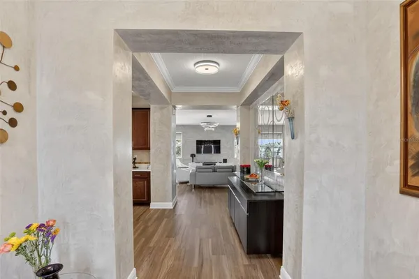 a view of a workspace with furniture